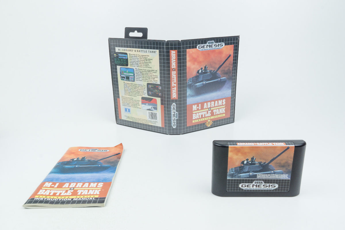 Sega Genesis *M-1 Abrams - Battle Tank* OVP mit Anleitung NTSC-U/C