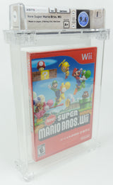 Nintendo Wii *New Super Mario Bros. Wii* Sealed WATA 9.6 A+ no VGA Foil First