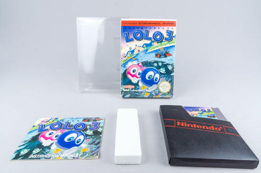 Nintendo NES *Adventures of Lolo 3* OVP CIB PAL B QL-FRG +
