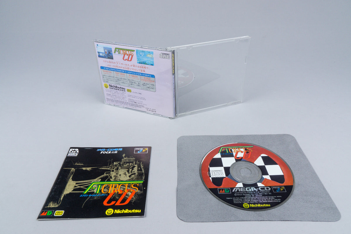 Sega Mega CD *F1 Circus CD* OVP CIB NTSC-J