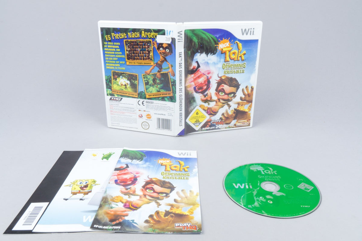 Nintendo Wii *Tak: das Geheimnis des Glühenden Kristalls* OVP mit Anleitung