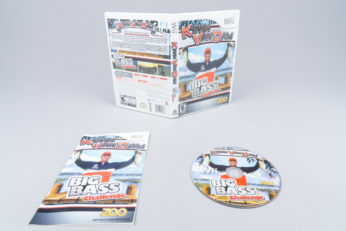 Nintendo Wii *Kevin Van Dam's Big Bass Challenge* OVP mit Anleitung US NTSC-U/C