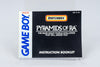 Nintendo Game Boy *Pyramids of Ra* CiB OVP Anleitung Poster YR-USA