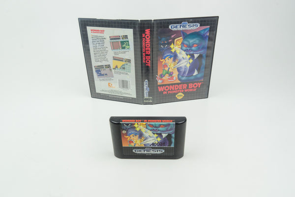 Sega Genesis *Wonder Boy in Monster World* OVP ohne Anleitung NTSC-U/C