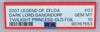 2007 Legend of Zelda Twilight Princess Gold Foil *Dark Lord: Ganondorf* PSA 10