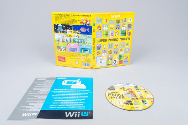 Nintendo Wii U Super Mario Maker Original Packaging