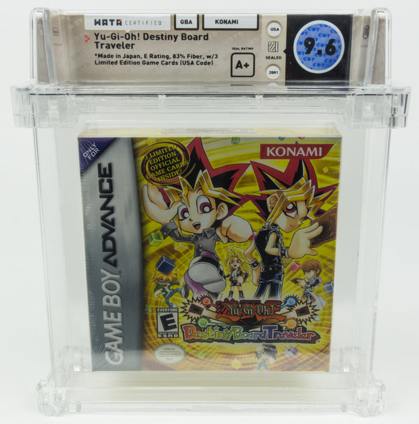 Game Boy Advance Yu-Gi-Oh Destiny Board Traveler GBA Sealed WATA 9.6 A+ no VGA