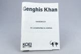 Genghis Khan Commodore Amiga Big Box CIB OVP Poster/Karte Anleitung