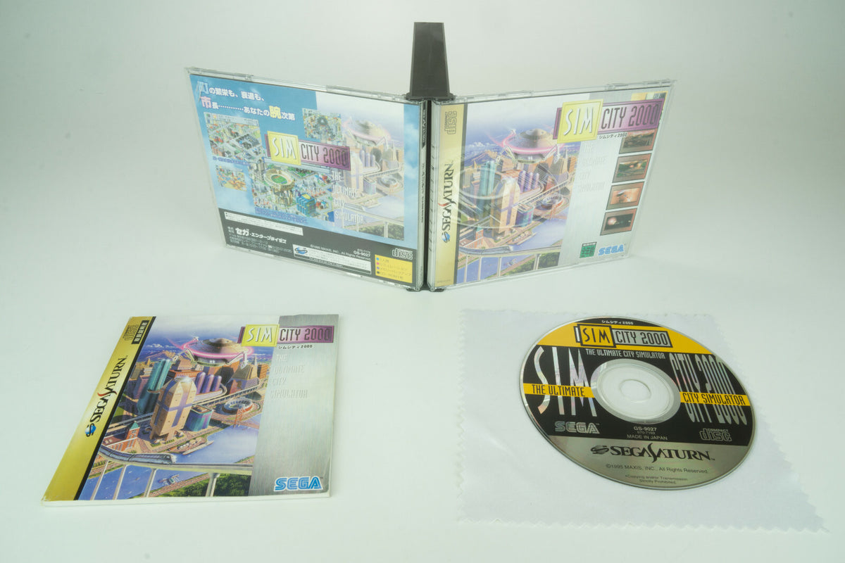 Sega Saturn *Sim City 2000* OVP Anleitung NTSC-J