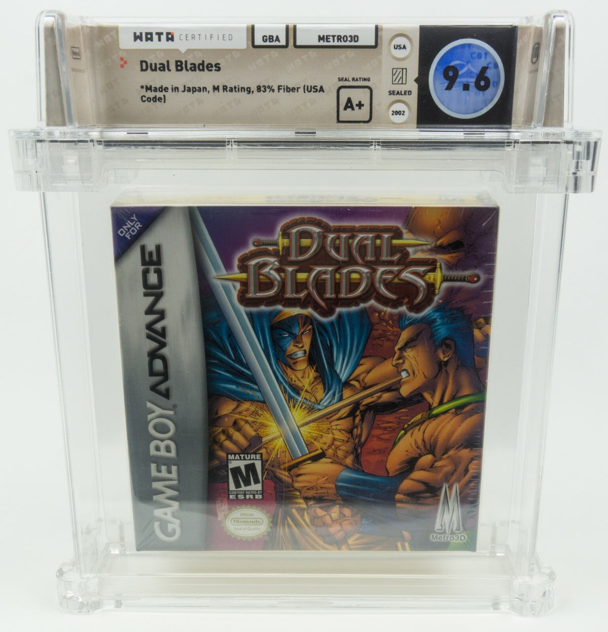 Game Boy Advance *Dual Blades* GBA Sealed WATA 9.6 A+ no VGA