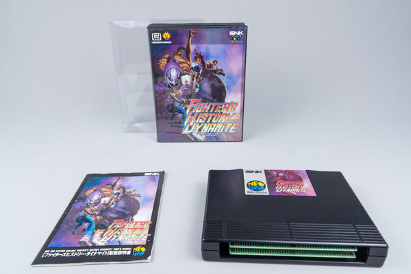 Neo Geo AES *Fighter's History Dynamite* CIB OVP mit Anleitung Japan