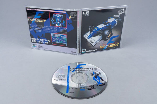 F1 Team Simulation: Project F PC Engine OVP CIB Super CD-ROM² NTSC-J
