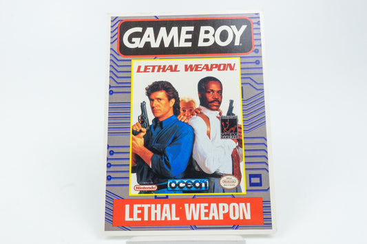 Nintendo Game Boy *Lethal Weapon* USA Vidpro Werbe-Displaykarte