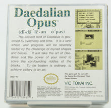 Nintendo Game Boy *Daedalian Opus* OVP CiB Anleitung PU-USA
