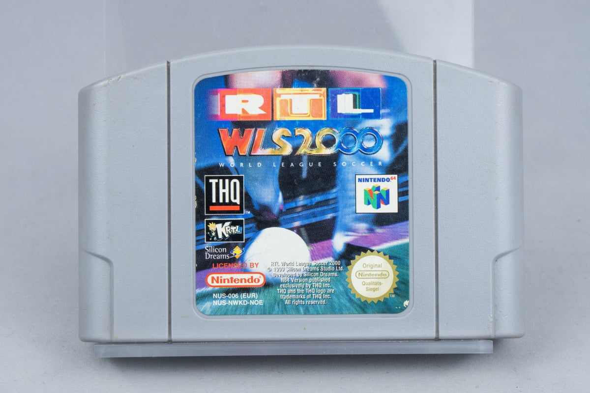 RTL WLS 2000 World League Soccer Nintendo 64 N64 Modul PAL