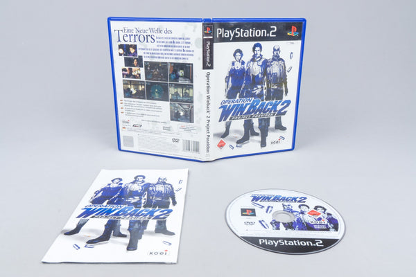 Playstation 2 *Operation: Winback 2: Project Poseidon* PS2 OVP Anleitung USK 18