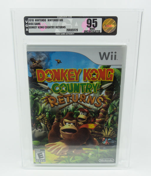 Nintendo Wii *Donkey Kong Country Returns* Sealed  VGA 95 Mint Uncirculated
