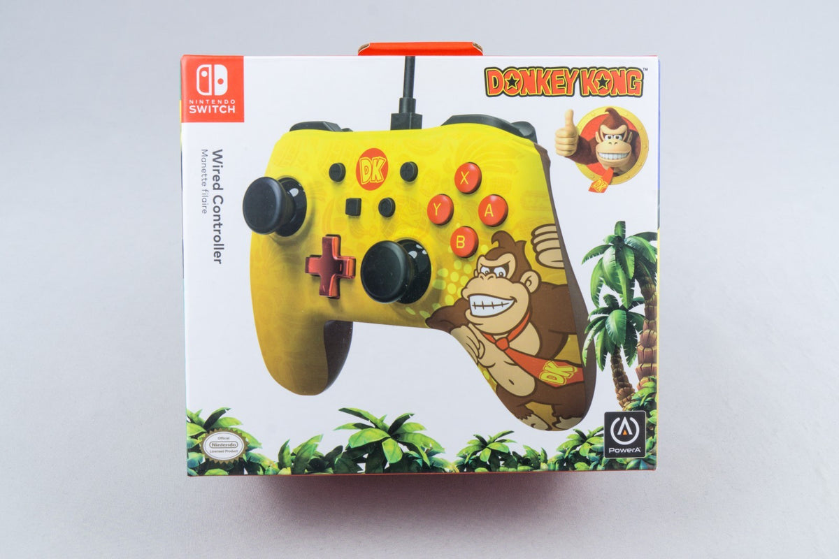 Nintendo Switch *PowerA Wired Controller - Donkey Kong Edition* Neu
