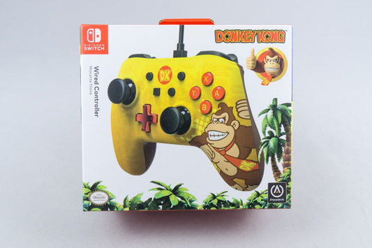 Nintendo Switch *PowerA Wired Controller - Donkey Kong Edition* Neu