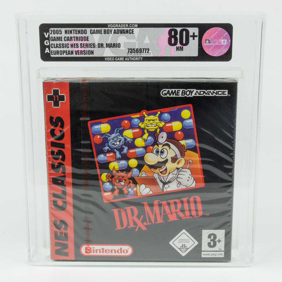 Game Boy Advance *NES Classics: Dr. Mario* Sealed / Neu / New GBA VGA 80+ NM