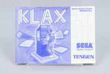 Sega Master System *Klax* OVP mit Anleitung