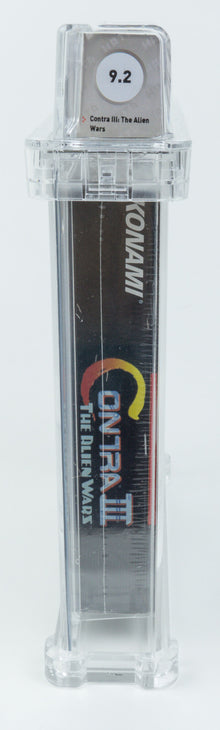 Super Nintendo *Contra III: The Alien Wars* SNES Sealed WATA 9.2 A+ no VGA