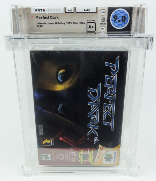 Nintendo 64 *Perfect Dark* N64 WATA 9.0 A+ no VGA