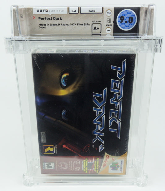 Nintendo 64 *Perfect Dark* N64 WATA 9.0 A+ no VGA