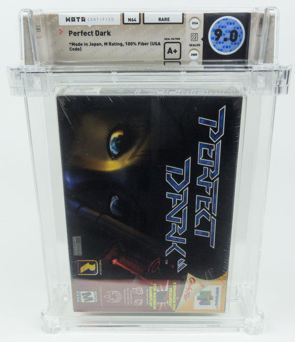 Nintendo 64 Perfect Dark N64 WATA 9.0 A+ no VGA