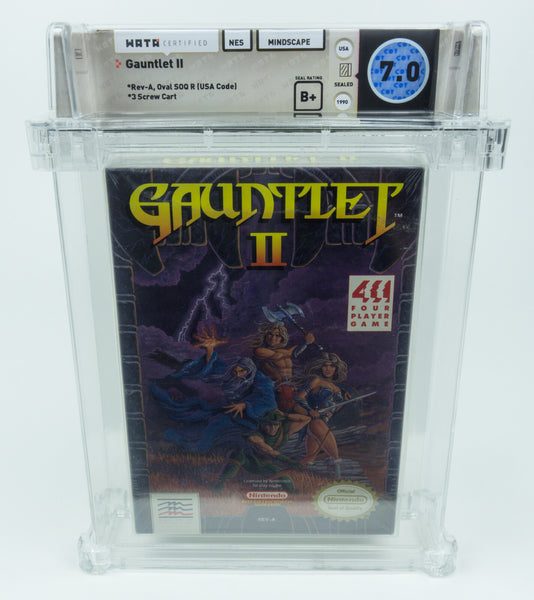 Nintendo NES *Gauntlet II* Sealed WATA 7.0 B+ no VGA