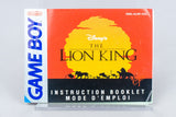 Nintendo Game Boy *Disney's The Lion King* OVP CIB ALNP-HOL