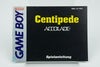 Nintendo Game Boy *Centipede* Anleitung DMG-CZ-FRG