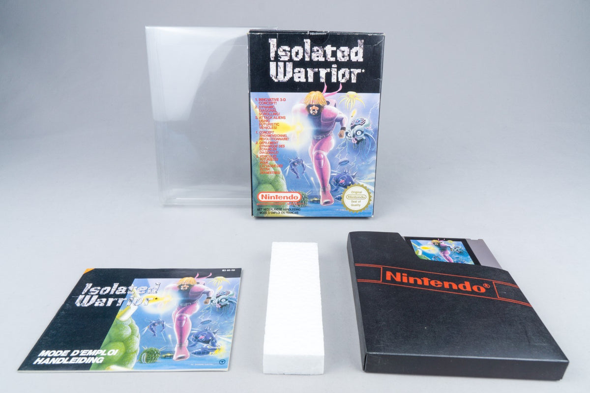 Nintendo NES *Isolated Warrior* OVP CIB PAL B W6-FAH +