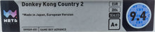 Game Boy Advance *Donkey Kong Country 2* GBA Sealed WATA 9.4 A+