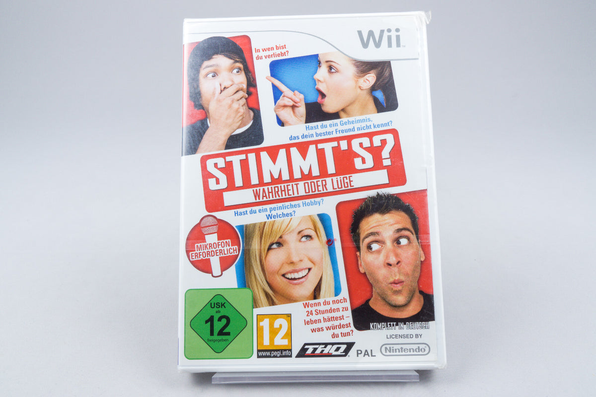 Nintendo Wii *Stimmt's? Wahrheit Oder Lüge* Sealed / Neu / New