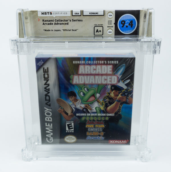 Game Boy Advance Konami Arcade Advanced GBA Sealed WATA 9.4 A+ no VGA POP 1