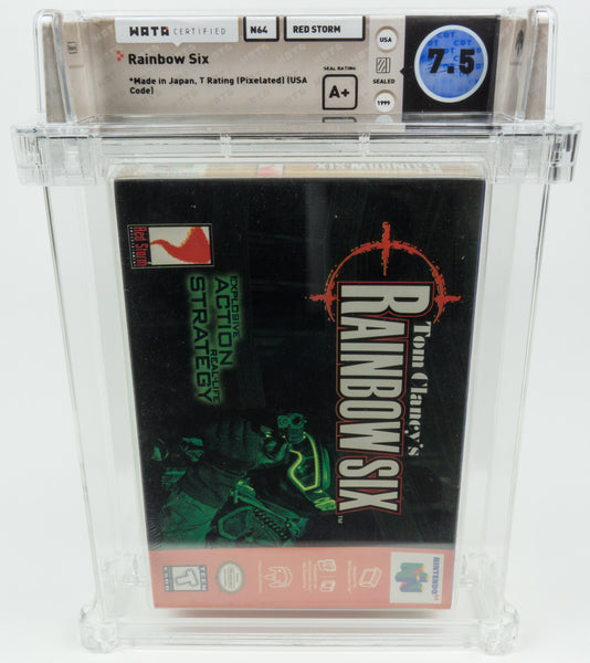 Nintendo 64 *Tom Clancy's Rainbow Six* N64 New / Sealed WATA 7.5 A+ no VGA