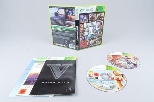 Xbox 360 *Grand Theft Auto V* OVP Anleitung USK 18