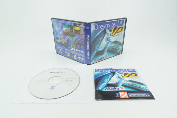 Sega Dreamcast Vanishing Point OVP mit Anleitung White Label Promo CD