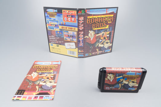 Sega Mega Drive *Bonanza Bros.* OVP mit Anleitung NTSC-J