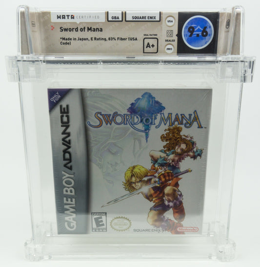 Game Boy Advance *Sword of Mana* GBA Sealed WATA 9.6 A+ no VGA