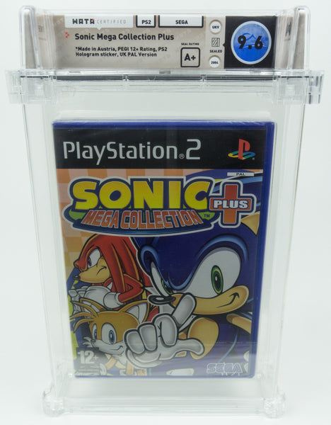 Playstation 2 *Sonic Mega Collection Plus* PS2 Sealed WATA 9.6 A+ no VGA