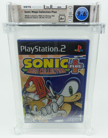 Playstation 2 *Sonic Mega Collection Plus* PS2 Sealed WATA 9.6 A+ no VGA