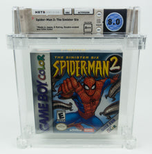 Game Boy Color *Spider-Man 2: The Sinister Six* New / Sealed WATA 8.0 A++ no VGA