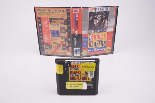 Sega Genesis *Bulls versus Blazers and the NBA Playoffs* OVP ohne Anl NTSC-U/C 2