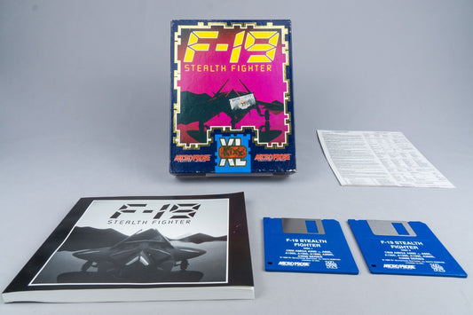 F-19 Stealth Fighter Amiga CIB OVP Komplett mit Anleitung
