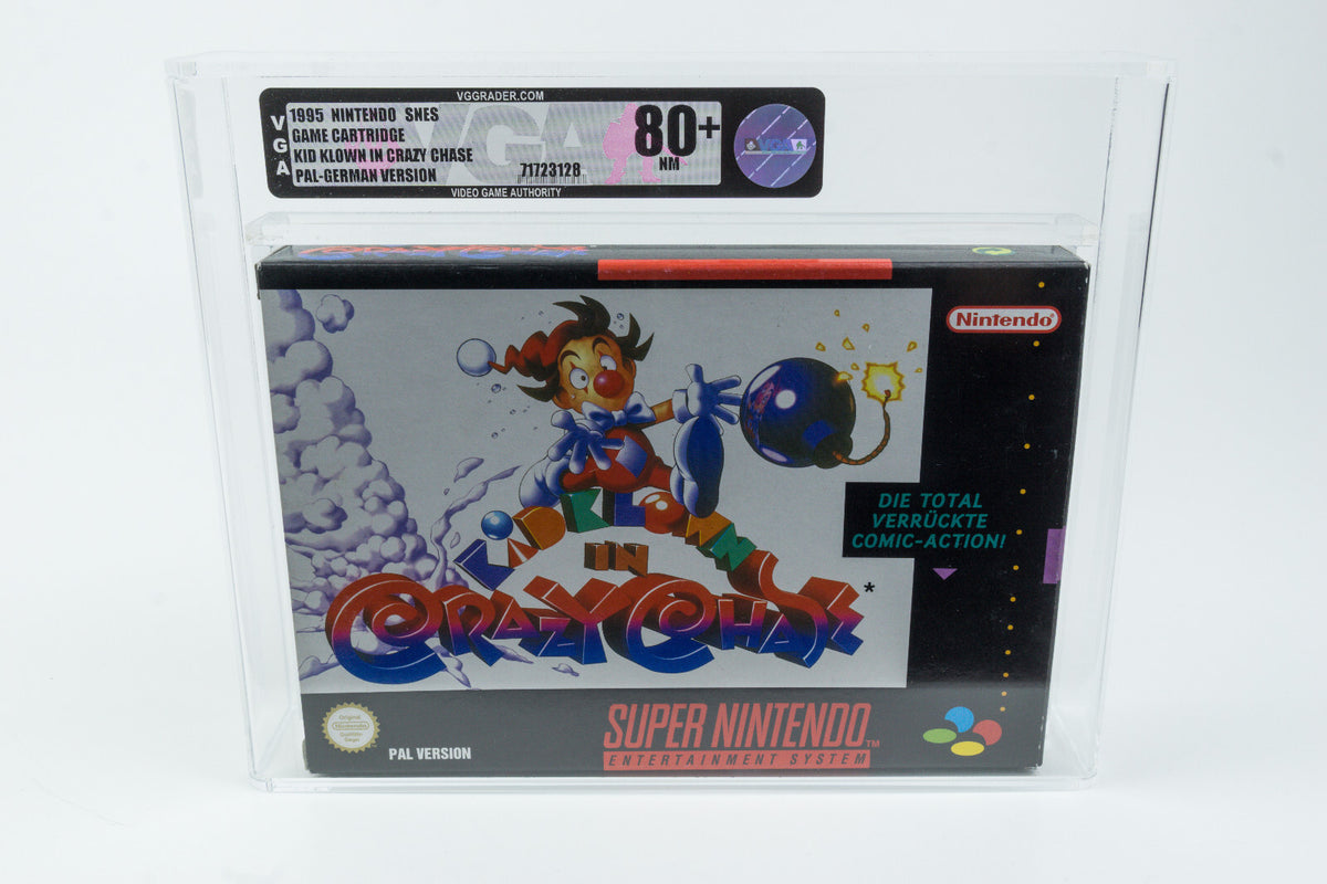 Super Nintendo *Kid Klown in Crazy Chase* SNES Neu / New VGA 80+ NM German