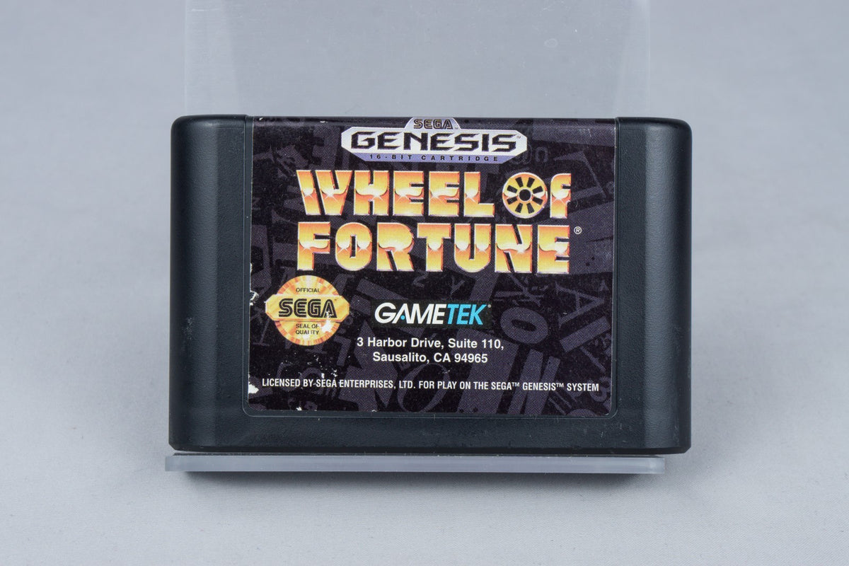 Wheel of Fortune Sega Genesis Modul NTSC-U/C