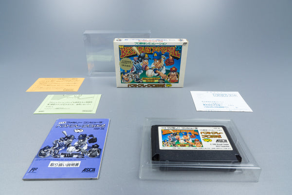 Famicom *Best Play Baseball '90* FC OVP mit Anleitung Reg Card NTSC-J