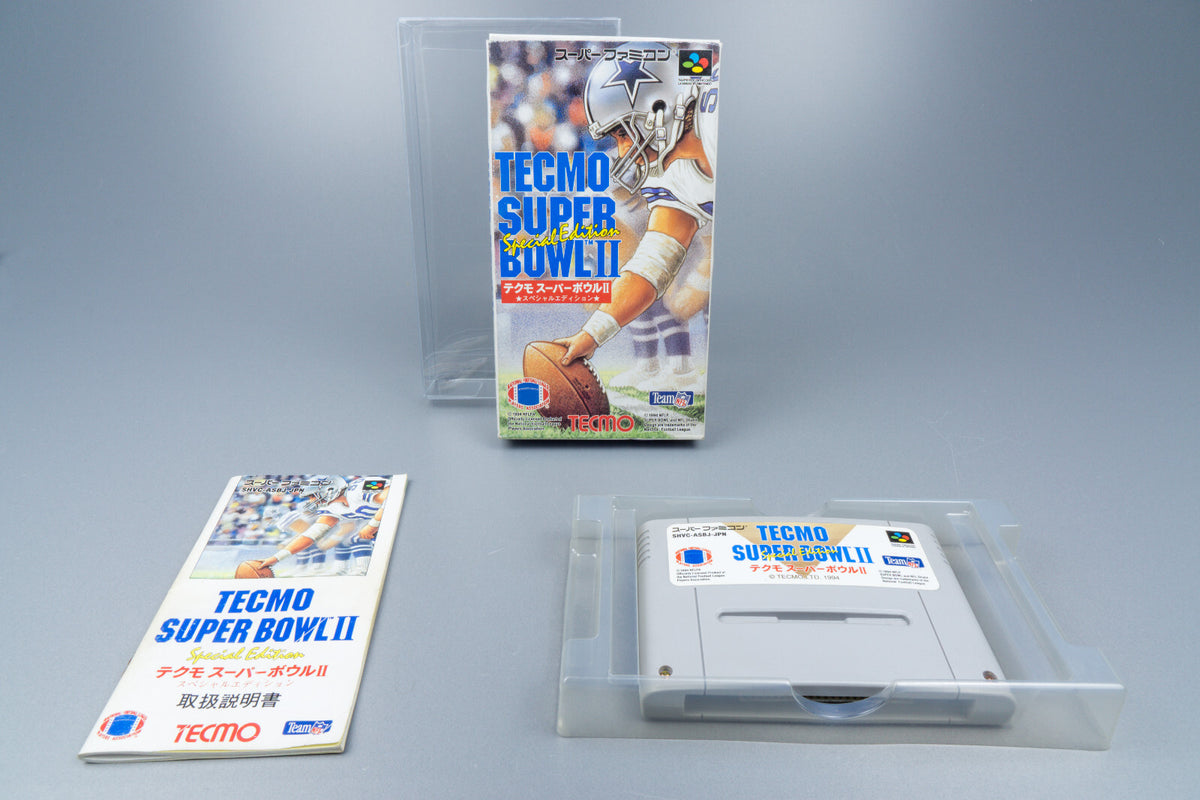 Super Famicom *Tecmo Super Bowl II Special Edition* SFC OVP mit Anleitung NTSC-J